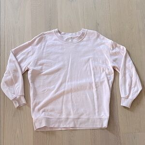Lululemon Oversized Crew Light Pink Sweatshirt Size 6
